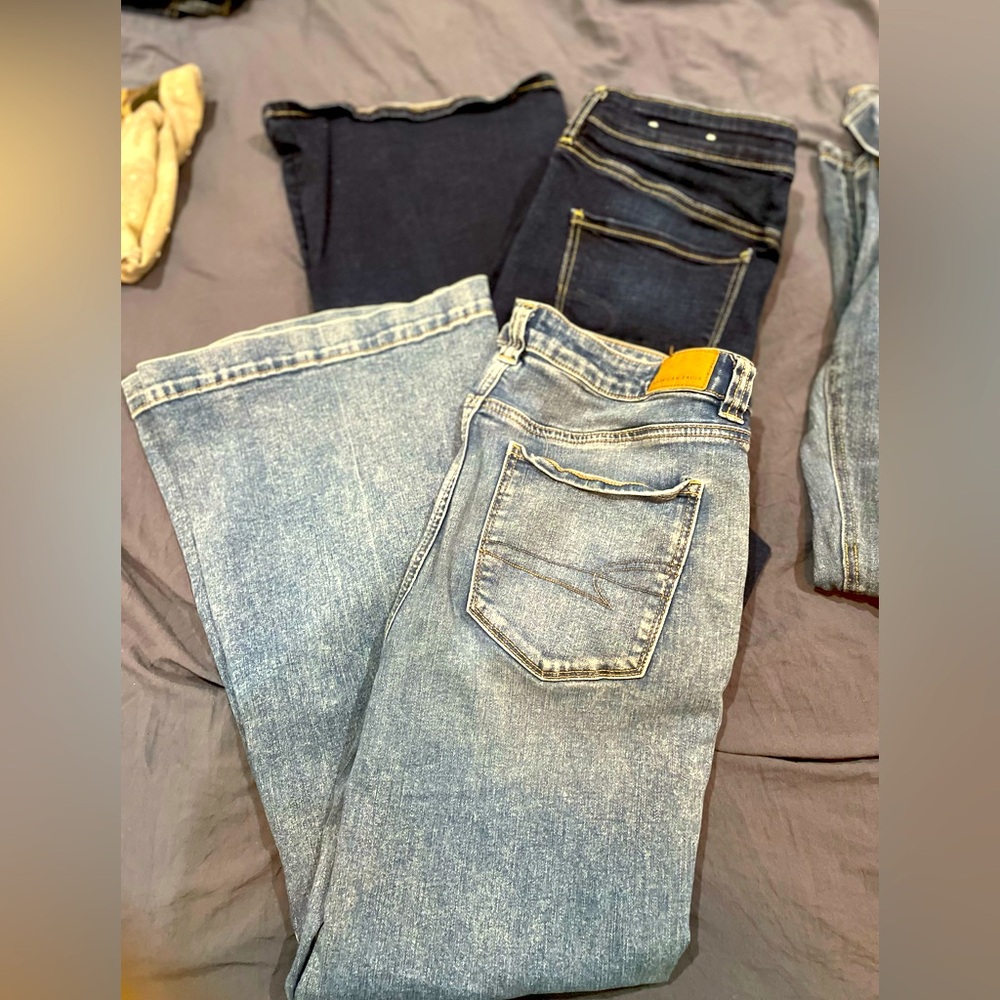 American eagle stretch flare size 16